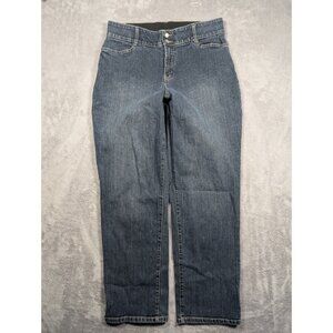 Fashion Bug Jeans Womens Size 18W Straight Leg Elastic Waist High Rise Vintage